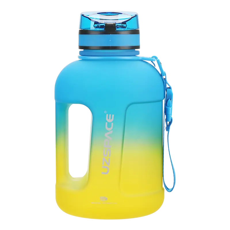 UZSPACE 2024 новый продукт BPA Бесплатная пластиковая Питьевая бутылка для воды с крышкой для спорта