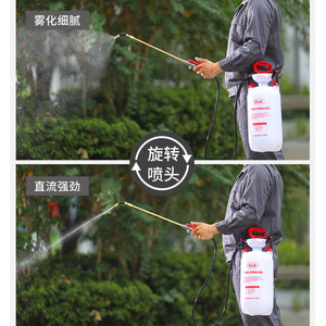 เครื่องพ่นยาแบบใช้แรงดันลม 4 ลิตร 12 ลิตร หัวฉีดปรับได้ สำหรับรดน้ำสวน ฆ่าเชื้อโรค ใช้ในบ้านและทำสวน - Product Image 1