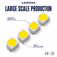 Puce LED blanche 3528 20mA 3V SMD, source de lumière LED pour profil d'éclairage linéaire ultra-fin et module de système d'éclairage de rayonnage