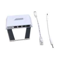 Adaptador de Expansión de 4 Puertos RJ45 para Starlink Mini Switch, Conector de Switch y Equipo de Red Empresarial