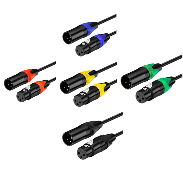 XLR Male to XLR Female Cable for Professional Recording Extension Line Balanced XLR Mixer Speaker Amplifier Live Microphone Line