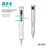 Obeng Listrik RF4 RF-ED4S Tipe-C Isi Ulang 4-Kecepatan Torsi 42 Mata Obeng S2 Magnetik Tanpa Kabel Perlengkapan Perbaikan untuk Ponsel Laptop