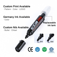 Marqueur pour tableau blanc rechargeable à encre à base d'huile Gxin G-206, best-seller, marqueurs rechargeables pour l'école et le bureau