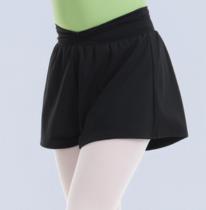 Pantalones Cortos de Yoga y Danza con Cintura Plisada para Niñas, Pantalones Cortos de Gimnasia de Cintura Alta, Novedad 2026 - Product Image 5