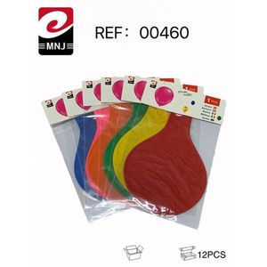 Palloncino singolo grande MNJ, 12 pezzi, colori assortiti, decorazione per feste - Product Image 1