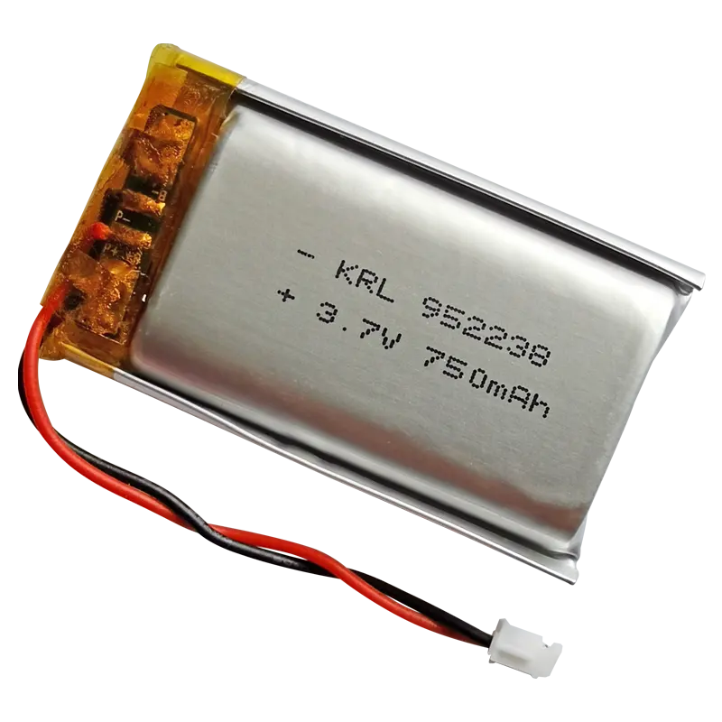 Wholesale 3.7V 750mAh lithium Batteries Pouch 952238 Li-polymer Rectangular Lipo Battery