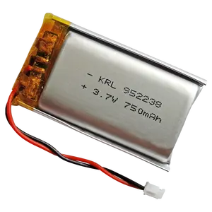 סיטונאי סוללות ליתיום 3.7V 750mAh פאוץ 952238 Li-פולימר סוללת ליפו מלבנית