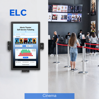 Kios Pemesanan Mandiri 21 Inci Android 14 4+64GB dengan Antarmuka HDMI, RJ11, RJ45, USB Type-C untuk Membeli Tiket Film