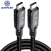 Cable USB4, Cable USB-C a USB-C con Entrega de Energía de 240W, Cable de Alimentación Compatible con USB4 de 20Gbps, Compatible con MacBook, Windows