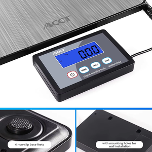Plateforme de pesage numérique LCD 200 kg pour palettes, colis postaux et expéditions – Affichage de la balance pour expéditions postales – Meilleures ventes - Product Image 2