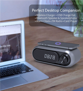 Hifi Subwoofer altavoz música Super Bass <span class=keywords><strong>Boombox</strong></span> BT altavoz inalámbrico portátil con micrófono 3 en 1 cargadores inalámbricos para teléfono - Product Image 2