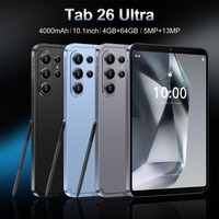 Tablet Android 10.0 Tab 26Ultra Grosir Pabrik untuk Pendidikan, Tablet PC Android 10.1"FHD 4GB+64GB, Tablet Keren untuk Anak-anak 4000mAh