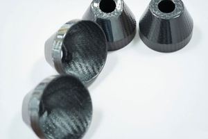 Protection d'amortisseur conique en fibre de carbone brillante SHENYU pour moto - Product Image 4