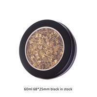 Pot vide rond en métal boîte de conserve en aluminium prêt à l'emploi 10ml 50ml 80ml 250ml avec fenêtre 5 Gr aluminium cadeau et artisanat 300 pièces
