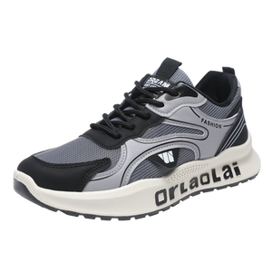 Nuova Tendenza Sneakers Sportive da Uomo Leggere in Materiale Morbido con Marchio Personalizzato per Primavera Estate Autunno - Product Image 1