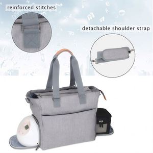Free Sample BSCI Convertible Baby Diaper <b>Cooler</b> Bags Travel Diaper Tote Breast Pump Bag - Product Image 6
