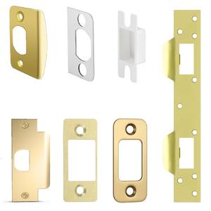 ODM OEM cadre de porte en acier inoxydable personnalisé jambage de porte loquet pêne dormant coin arrondi plaque de gâche de porte extra longue - Product Image 5