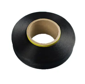 Tinta de spandex preta atacado, preço de fábrica 15d 20d sd 30d 40d 70d 105d 140d dope spandex para tricô e warping