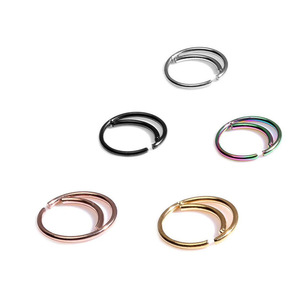 Anillos de <span class=keywords><strong>Nariz</strong></span> de Acero Inoxidable con Diseño de Luna, Sin Perforación, de Moda, <span class=keywords><strong>Precio</strong></span> de Fábrica al por Mayor de Daicy - Product Image 6