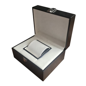 Boîte à montre rectangulaire en similicuir avec fermeture à boucle, doublure en coton, étui de protection pour emballage cadeau - Product Image 3