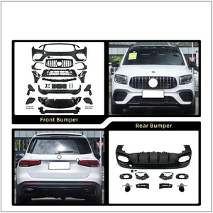 Kit de carrosserie de voiture modifié pare-chocs avant et arrière avec grille pour <span class=keywords><strong>Mercedes</strong></span> <span class=keywords><strong>Benz</strong></span> <span class=keywords><strong>GLB</strong></span> class X247 2020-2022 changer pour GLB35 <span class=keywords><strong>AMG</strong></span> - Product Image 4