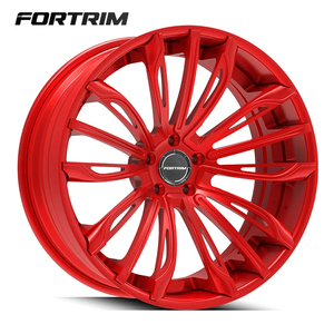 Jantes de <span class=keywords><strong>voiture</strong></span> à lèvre chromée forgées sur mesure FORTRIM 5x100 112 114.3 15 16 17 18 19 20 21 pouces pour Chevrolet Nissan Patrol - Product Image 4
