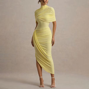 SHENGFU gaun malam Formal untuk wanita, gaun malam mewah ukuran Plus ketat tanpa lengan ramah lingkungan untuk pesta kantor elegan untuk wanita - Product Image 1