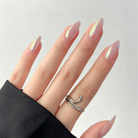 Ritual Relajante, Estilo Estético Suave, Placer Personal, Alegría Diaria para Mujeres, Uñas Adhesivas Cómodas y Relajantes de ABS