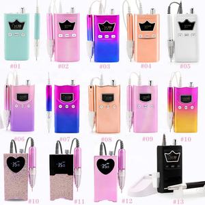 Lámpara Led UV para <span class=keywords><strong>uñas</strong></span>, taladro eléctrico <span class=keywords><strong>de</strong></span> manicura sin cable, portátil, recargable, 2023 rpm, novedad <span class=keywords><strong>de</strong></span> 35000 - Product Image 2