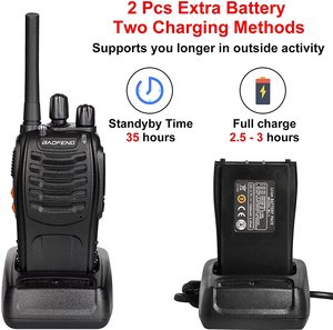 Baofeng <span class=keywords><strong>2</strong></span> <span class=keywords><strong>Way</strong></span> Walkie Talkie BF888s <span class=keywords><strong>2</strong></span> Wát UHF 400-470MHz 16 Kênh Cầm Tay Hai Cách Phát Thanh BF-888S - Product Image 3