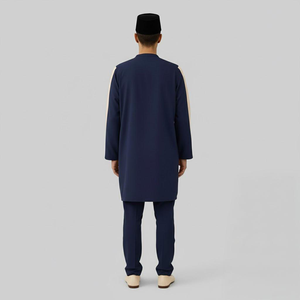 Wholesale Direct <b>Women's</b> Casual Autumn Knitting Moden Pleated Chest Ironless Breathable Kain Sejuk Regular Fit Raya 2025 Ready - Product Image 4