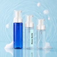 Flacon pompe à mousse personnalisé pour nettoyant moussant 100ml 150ml 200ml, flacon pompe bleu pour lavage des mains, distributeur de savon liquide