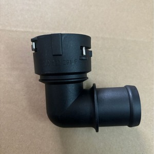 Connecteur de tuyau d'eau pour voiture Touran Polo 1J0122291F PA66, raccord coudé noir - Product Image 4