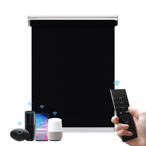 Muestra Gratuita de Cortinas Enrollables Inteligentes con Control por <span class=keywords><strong>Interruptor</strong></span> Tuya Zigbee, Fabricadas con Tela Impermeable y con Bloqueo Total de Luz Solar - Product Image 4