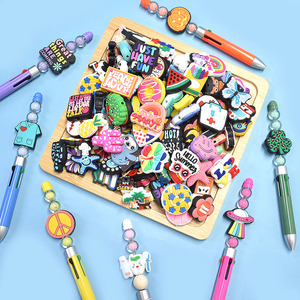 Bán buôn sản phẩm bán Thiết kế tiêu cự hạt ưa thích cho beadable bút tiêu cự hạt cho Bút Làm tùy chỉnh Silicone tiêu cự hạt - Product Image 4