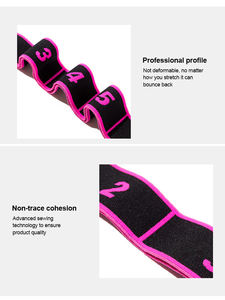 حلقة مرنة للفتيات للرقص اللاتيني تمتد حلقة اليوغا بيلاتيس صالة ألعاب رياضية تمارين اللياقة البدنية حزام مقاومة التوتر عدد حبال اليوغا - Product Image 5