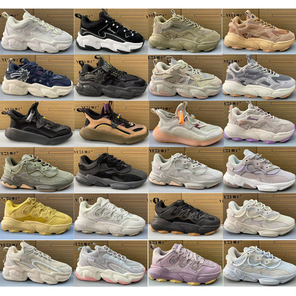 Wholesale Branded Casual Sport Shoes Secondhand Men's And Women's Sneakers Stock Clearance Lots Of Used Shoes