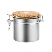 Récipient hermétique Tenrey Espresso avec valve CO2 et suivi de la date, stockage multifonctionnel, 250g 750g 1000g, boîte à café sous vide