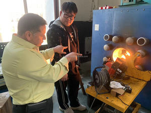 エアコンプレッサー付き廃油バーナー中古オイルヒーター灯油/重油バーナー複数燃料 - Product Image 6