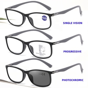 Gafas de Lectura Progresivas Multifocales Fotocromáticas Anti Luz Azul de Alta Calidad con Logotipo Personalizado al por Mayor de Fábrica para Hombre - Product Image 1