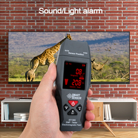 Penguji Radiasi Medan Elektromagnetik Digital Profesional Detektor EMF Kekuatan Listrik Magnetik dengan Pengukuran Suhu