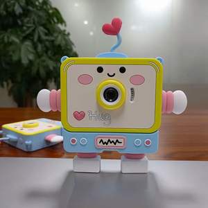 Children Cartoon Robot Camera 1080P HD Kids Digital Camera ABS Cases 180 Wide Angle 32GB Built-in <b>Memory</b> Toys Birthday <b>Gifts</b> - Product Image 5