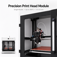 Imprimante 3D FDM industrielle à cadre rigide, rails de guidage linéaires, grande chambre fermée, automatique, USB, haute vitesse, nouvelle, garantie 1 an