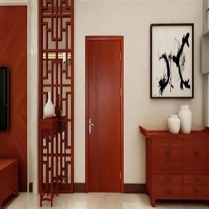 Puerta Exterior de Madera Sólida de Estilo Moderno, Resistente a la Deformación, Ignífuga, Insonorizada y Ecológica, para Apartamentos, Dormitorios y Hoteles - Product Image 3