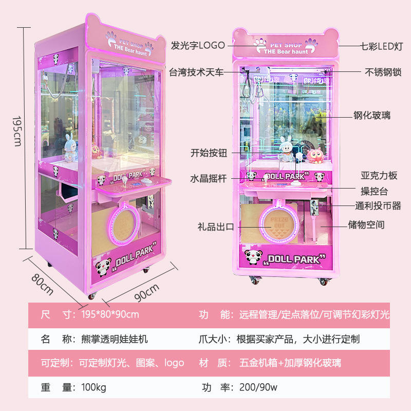 Machine de poupée panda