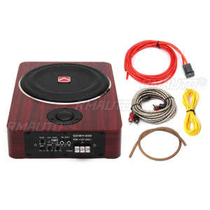 Haut-parleurs de subwoofer de voiture 8 pouces 600W 12V, amplificateur audio stéréo actif en laiton pour automobile - Product Image 4