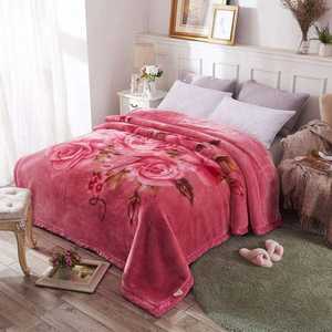 Battaniye toplu öğeleri Raschels çift katmanlı ucuz fiyat stok sıcak kış toptan fabrika doğrudan atmak - Product Image 2