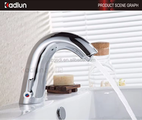 Robinet de lavabo intelligent à affichage numérique avec capteur, eau chaude et froide, pour usage domestique