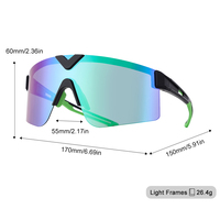 Lunettes de sport OEM, lunettes de soleil polarisées pour le cyclisme, la course à pied, la pêche, logo personnalisé, vente en gros, lunettes de sport en vrac