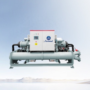 Enfriador <span class=keywords><strong>de</strong></span> Agua <span class=keywords><strong>de</strong></span> Tornillo Refrigerado por Agua con Alto Rendimiento COP para Aplicaciones HVAC en Edificios Comerciales, Aire Acondicionado Industrial - Product Image 1